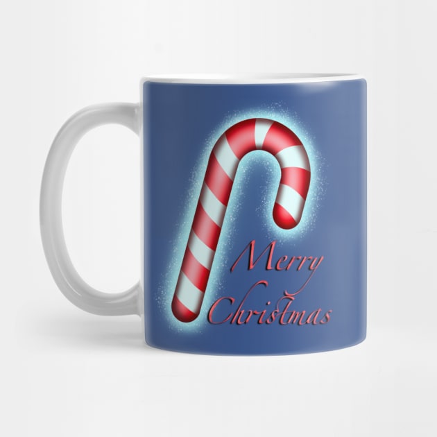 Candy cane sparkles merry Christmas by DesignsBySaxton